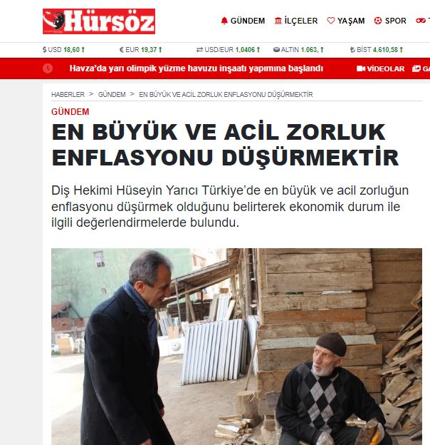 EN BÜYÜK VE ACİL ZORLUK ENFLASYONU DÜŞÜRMEKTİR