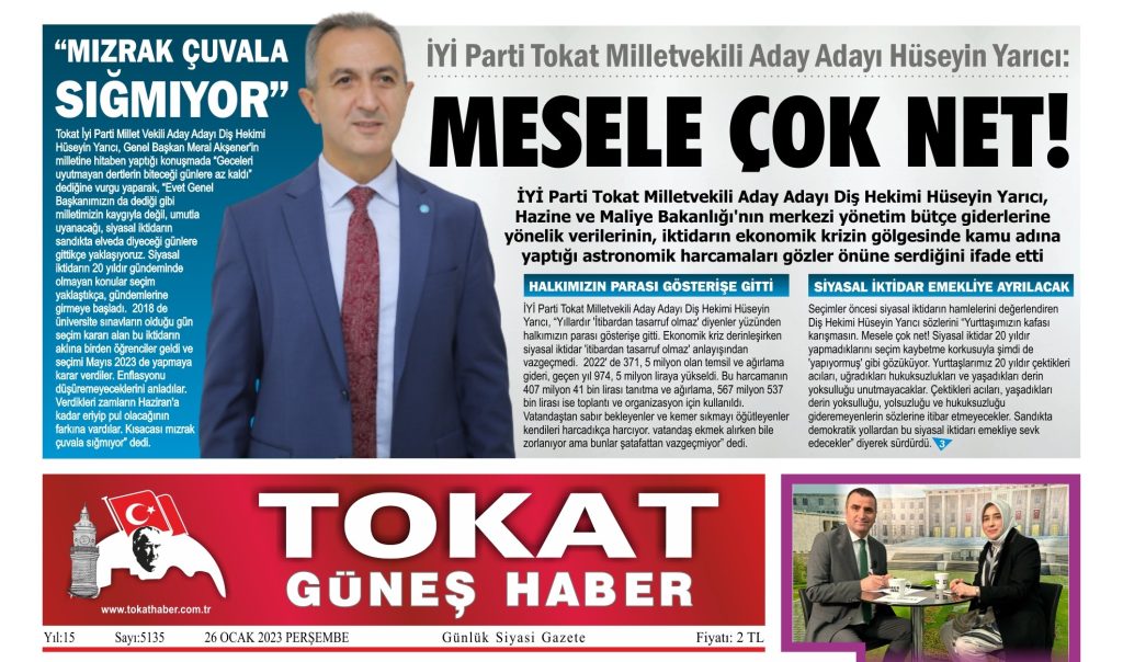 MESELE ÇOK NET!