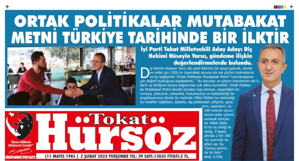 ORTAK POLİTİKALAR MUTABAKAT METNİ TÜRKİYE TARİHİNDE BİR İLKTİR